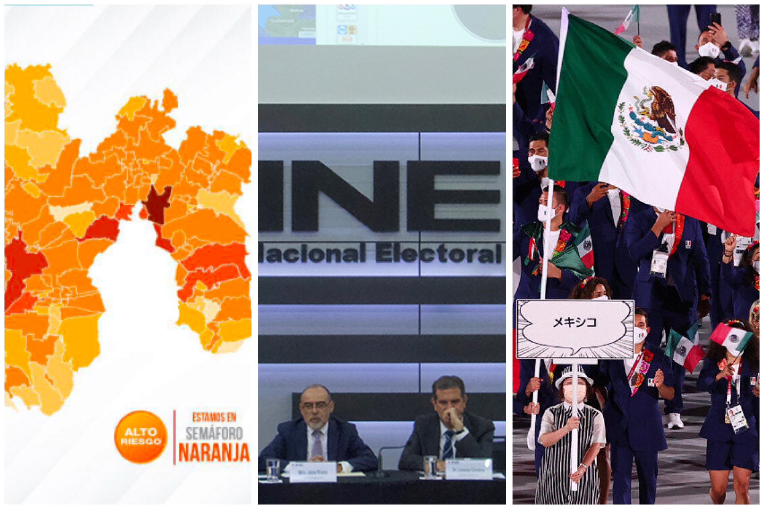 Cambio a semáforo naranja… sin cambios | AMLO va por reformas al INE y al Tribunal Electoral | Juegos olímpicos ¿serán distractor de los temas sociales? (audio)