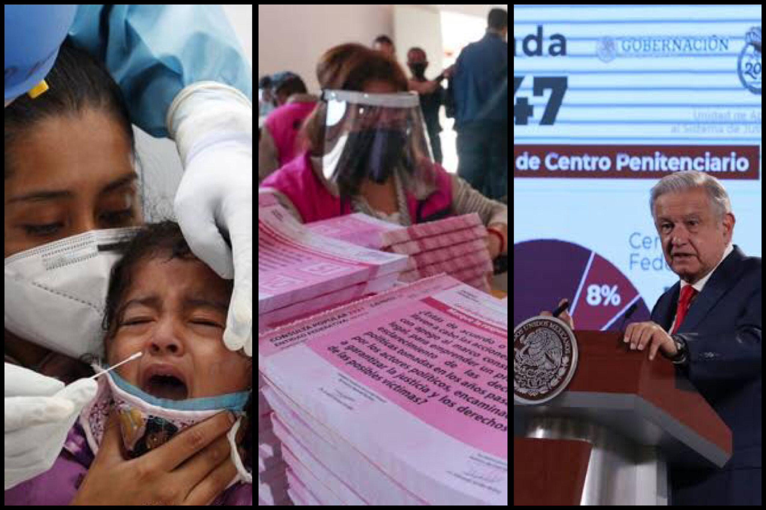 En México la vacunación a los niños no es prioridad | Consulta popular: fracaso político, éxito social | AMLO anuncia decreto para liberar a presos (audio)