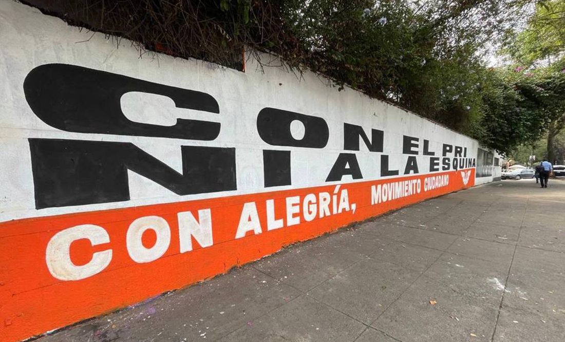 Movimiento Ciudadano lanza campaña "Ni un voto al PRI" en la CDMX; son esquiroles, dice Luis Cházaro