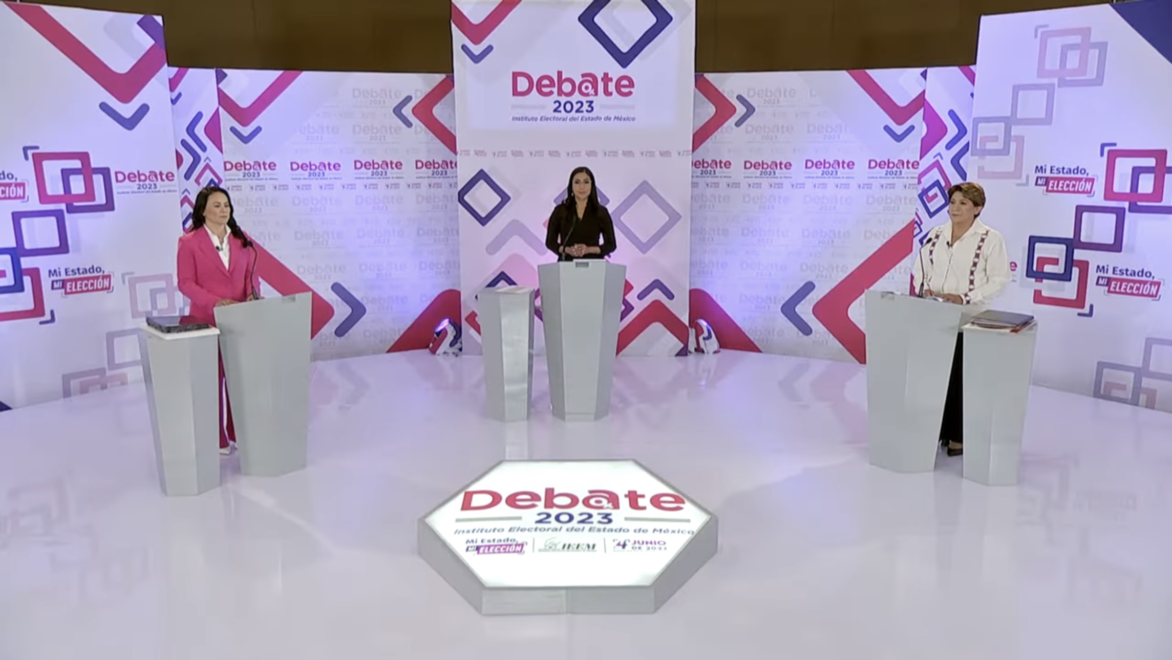 Segundo debate a la gubernatura mexiquense cierra con intensidad