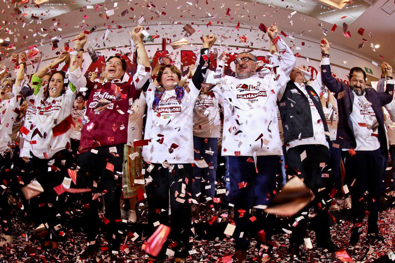 Delfina Gómez gana la gubernatura