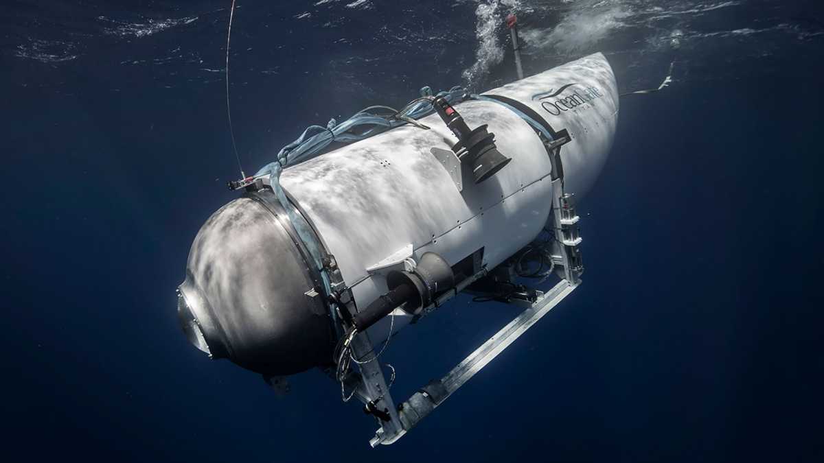 Titan, el submarino desaparecido cerca del Titanic
