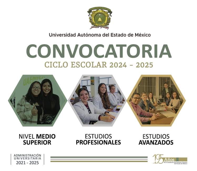 Convocatoria de nuevo ingreso a la Uaeméx