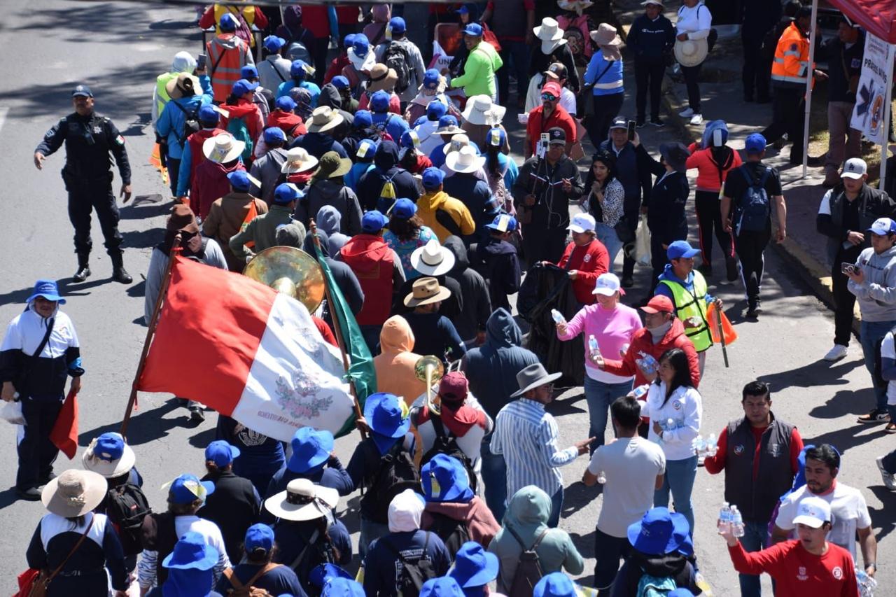 San Mateo Atenco resguarda con éxito la 86 Peregrinación Diocesana al Tepeyac