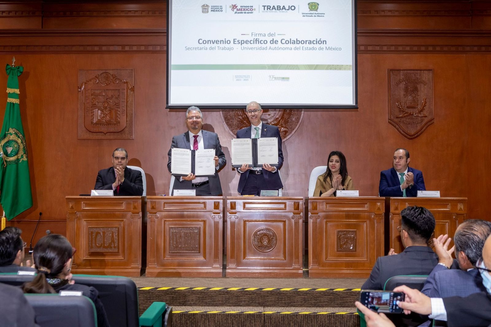 Convenio entre la Uaeméx y la Secretaría del Trabajo