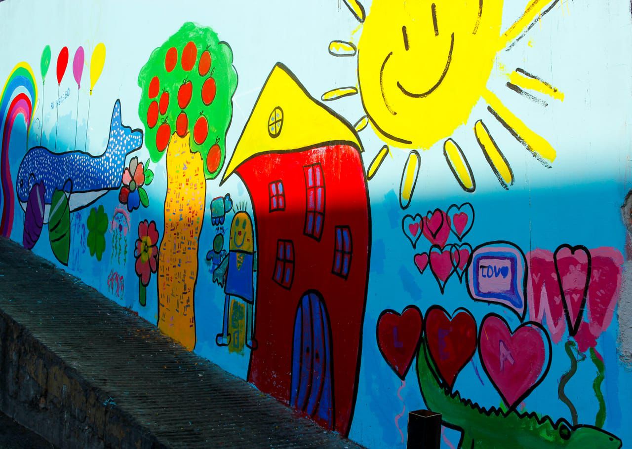 Mercado 16 de Septiembre tiene nuevo mural hecho por niños