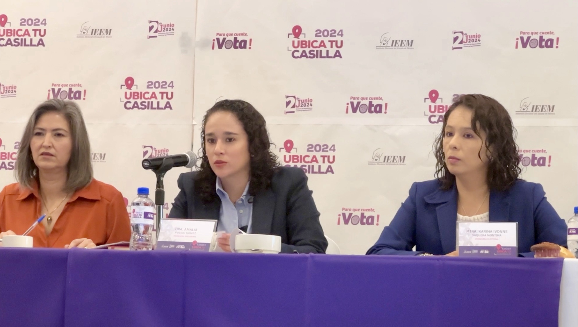 Amalia Pulido, consejera presidenta del IEEM, presentó “Ubica tu casilla”