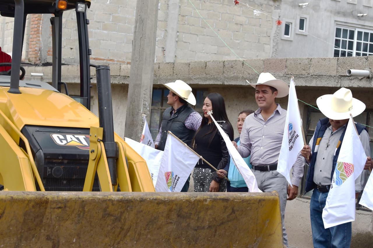 Oscar Sánchez destaca impacto de obra pública en Almoloya de Juárez