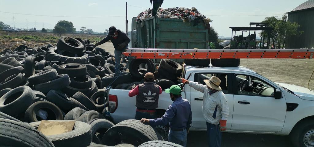 San Mateo Atenco recolectó más de 250 toneladas de llantas