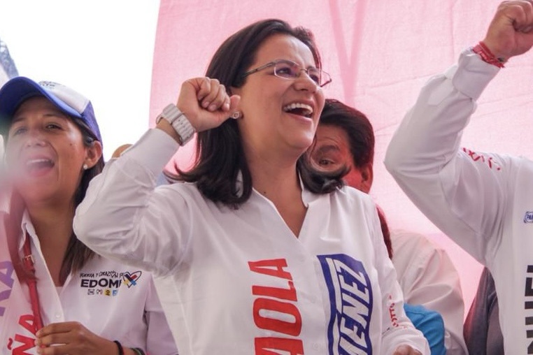 Paola Jiménez se declara ganadora de la elección por el distrito local ...