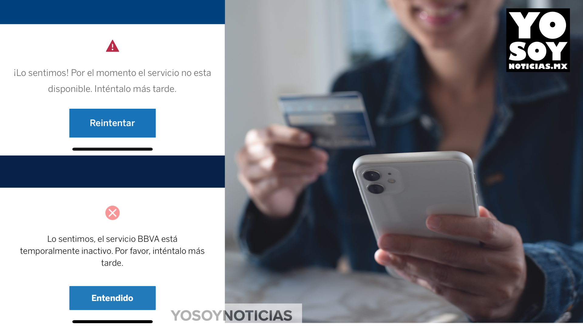 App de BBVA falla en plena quincena, un clásico