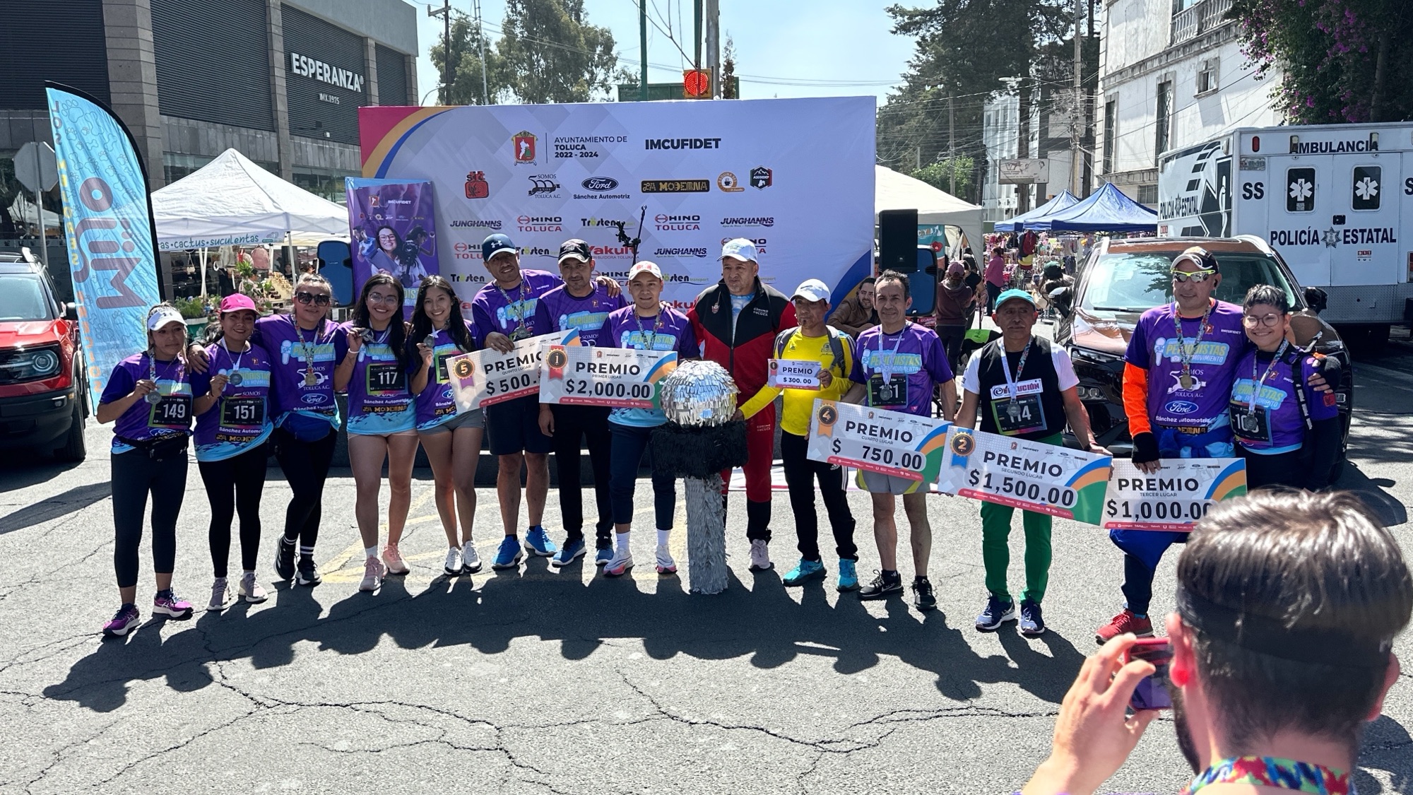 En Toluca se realizó la carrera atlética «Periodistas en Movimiento»