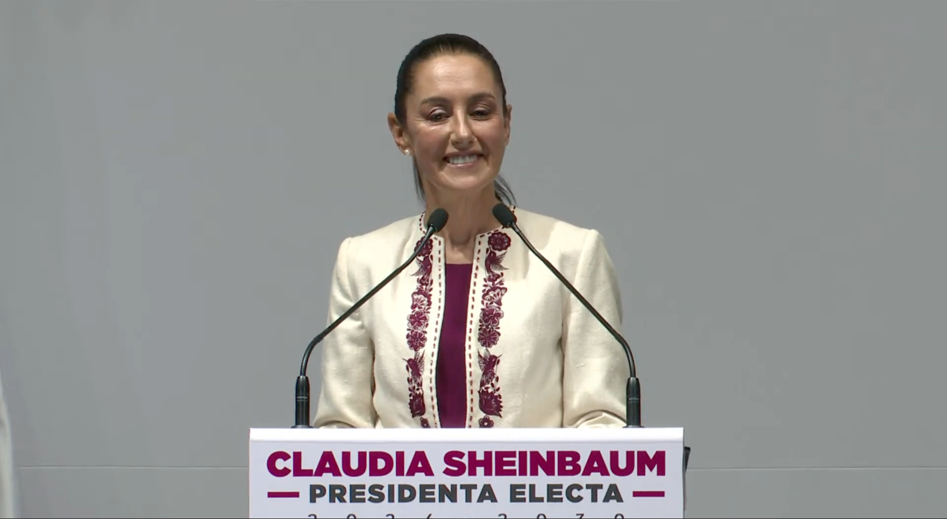 Claudia Sheinbaum, mensaje desde el Teatro Metropolitan