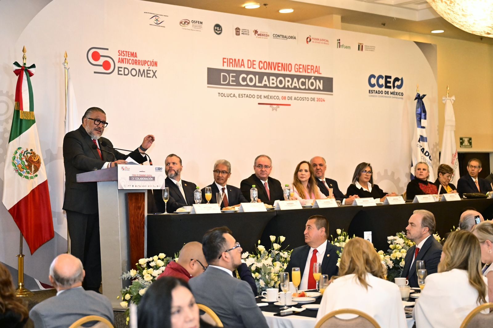 Sistema Anticorrupción y CCE Edomex firman convenio de colaboración