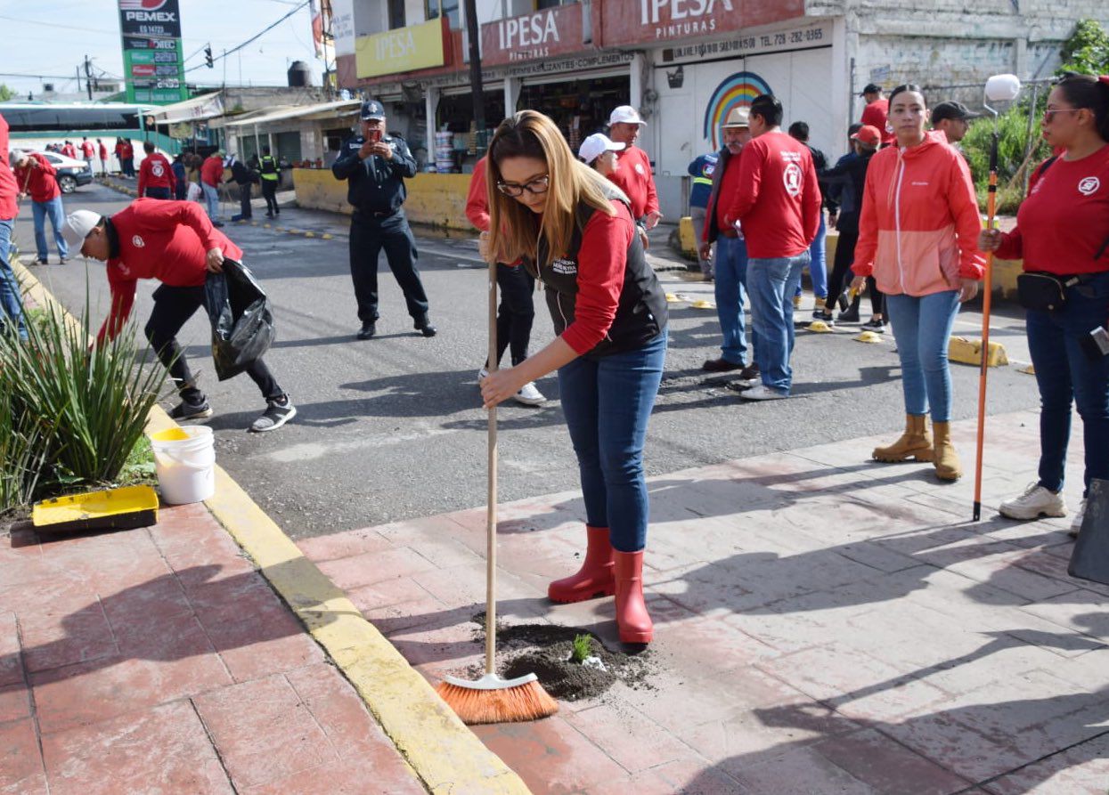 San Mateo Atenco participa en el programa "Limpiemos Edoméx"