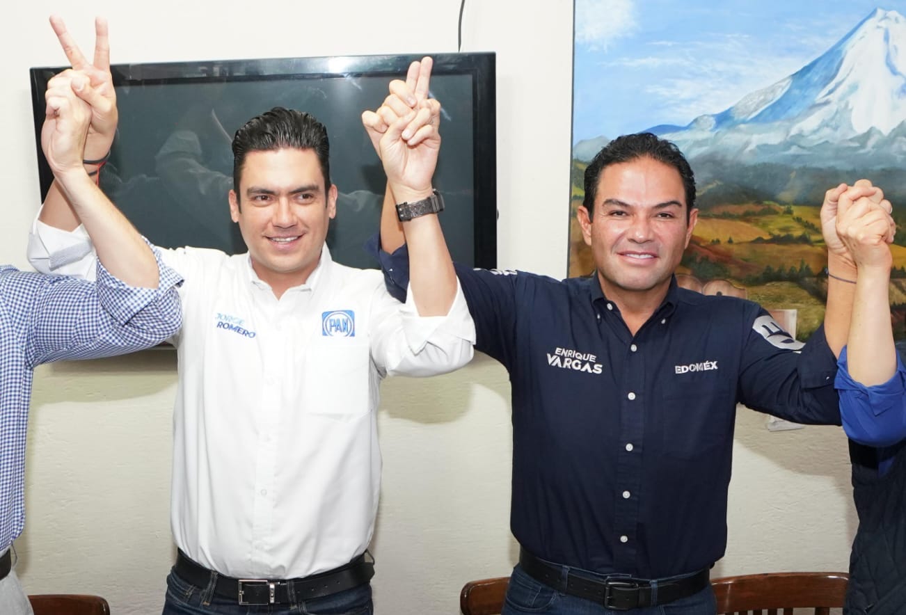 Enrique Vargas manifestó su apoyo a Jorge Romero para dirigir al PAN del Edoméx