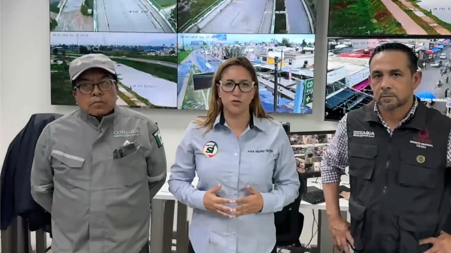 Ana Muñiz Neyra emitió un aviso a sus vecinos por las lluvias en San Mateo Atenco