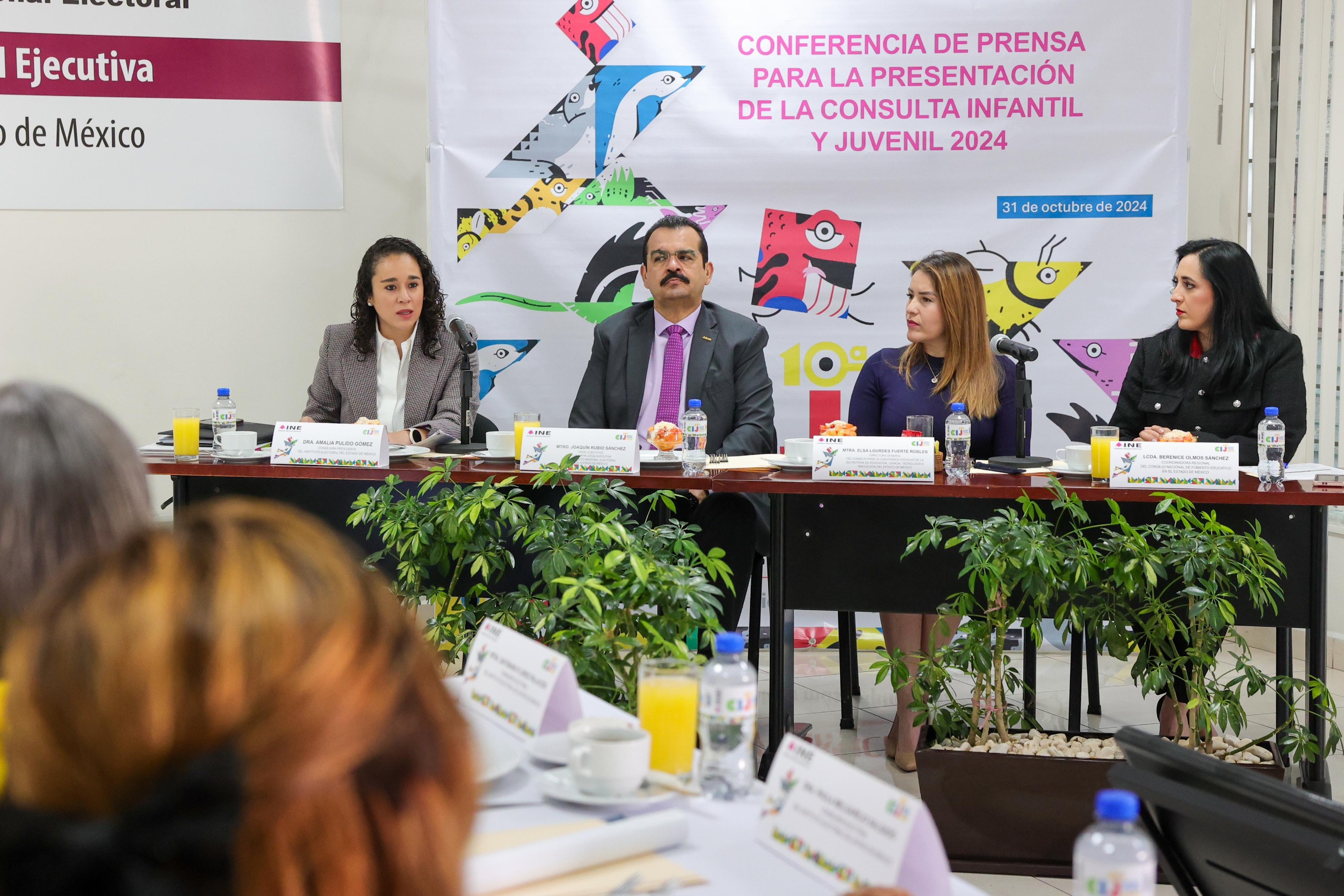 El IEEM y el INE promueven la participación de niñas, niños y jóvenes en la Consulta Infantil y Juvenil 2024