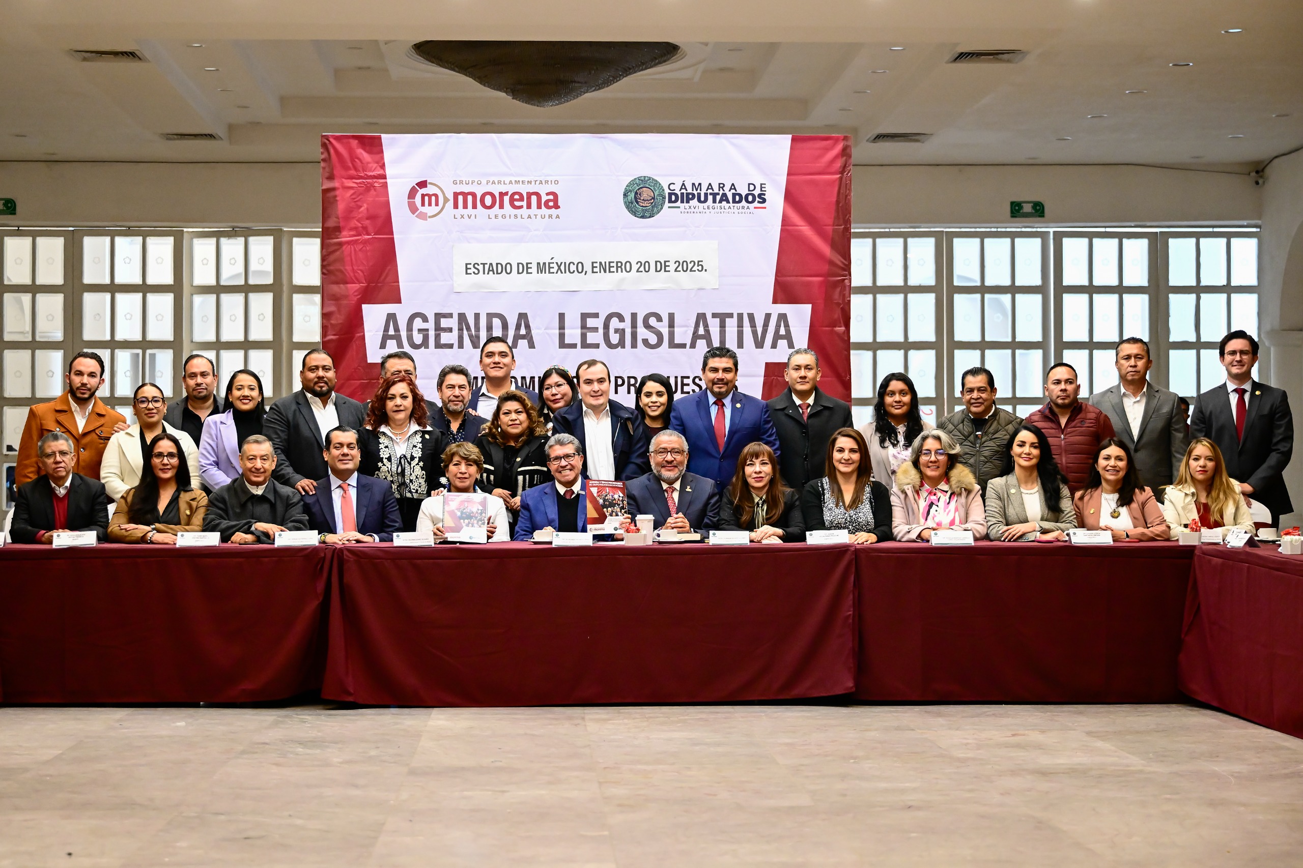 Delfina Gómez impulsa agenda legislativa para fortalecer al EdoMéx