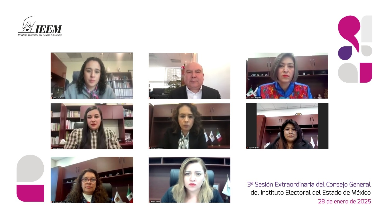 El IEEM aprobó solicitar una ampliación presupuestal para organizar la elección judicial 2025, garantizando transparencia y legalidad en el proceso