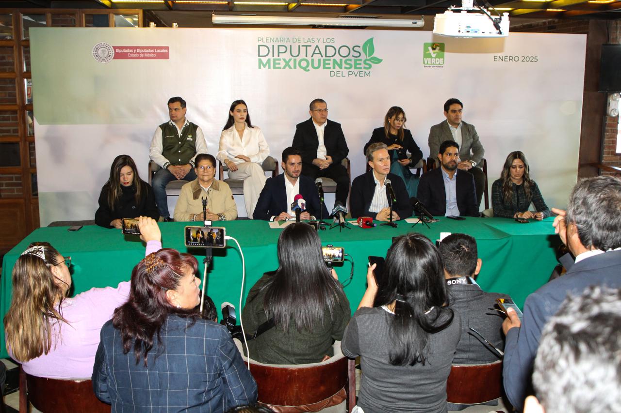 El PVEM en la LXII Legislatura mexiquense detalla su agenda con cinco ejes prioritarios, incluyendo medio ambiente y bienestar social