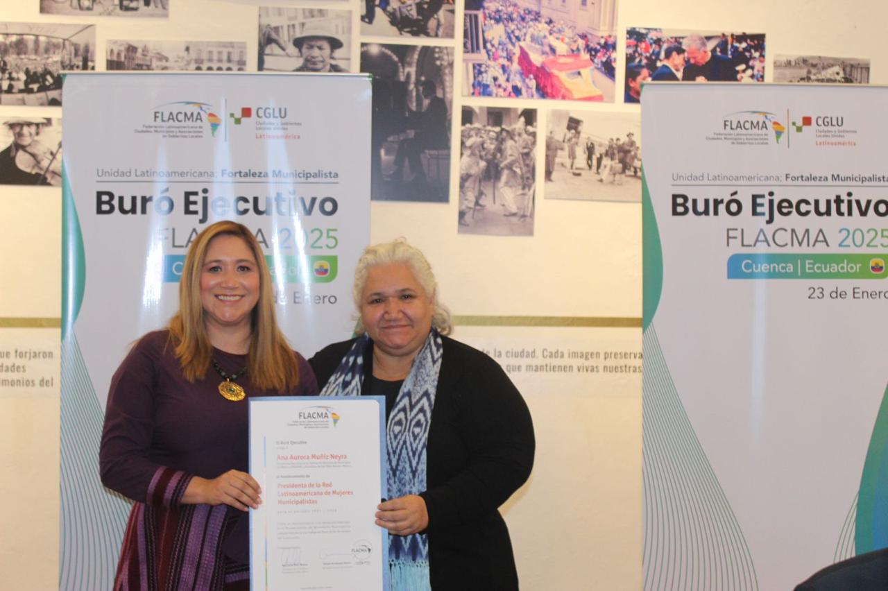 La alcaldesa Ana Muñiz Neyra dirigirá la Red de Mujeres Municipalistas, enfocada en la participación política y el desarrollo local con perspectiva de género