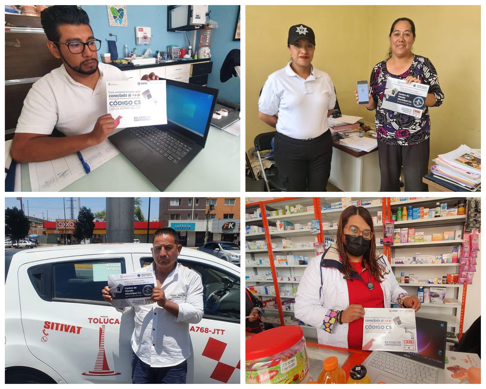 San Mateo Atenco aplica botón silencioso a comercios