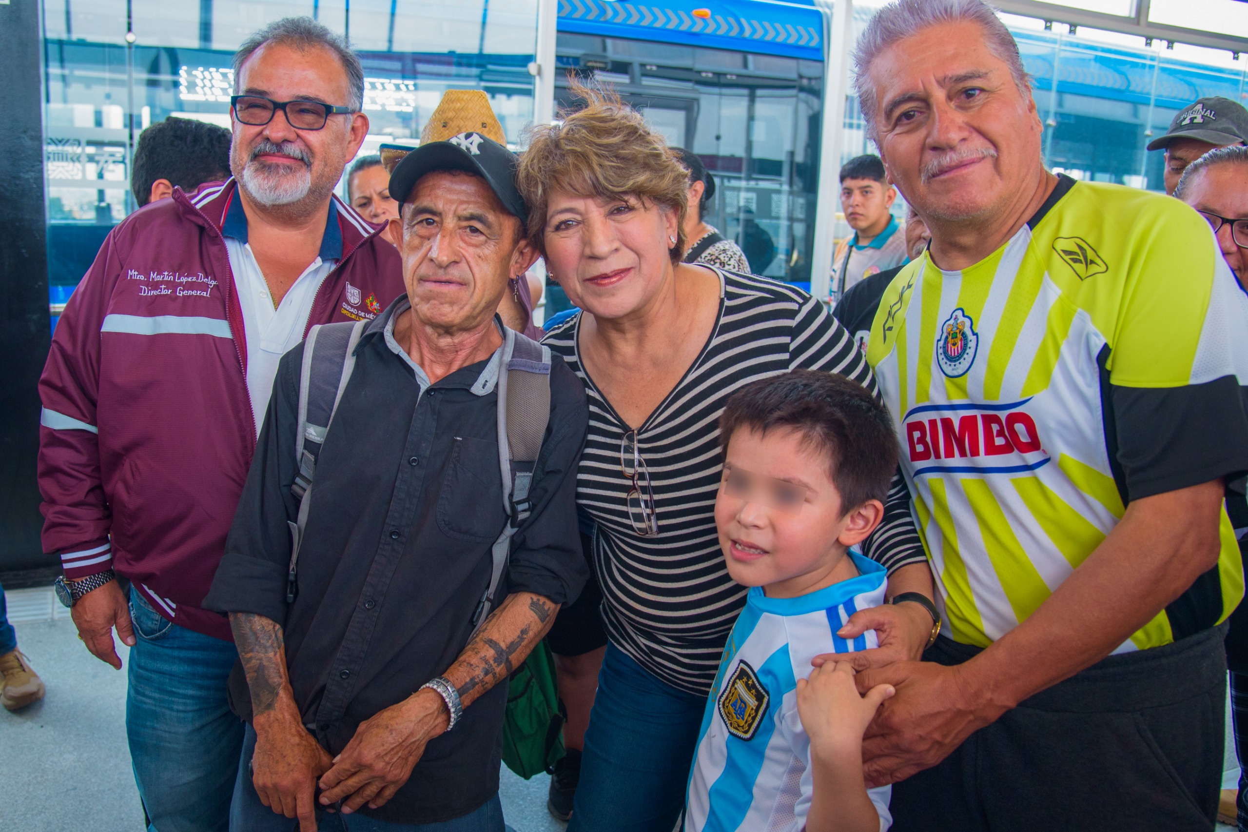 Delfina Gómez supervisa el Trolebús, llegó donde nadie llegaba