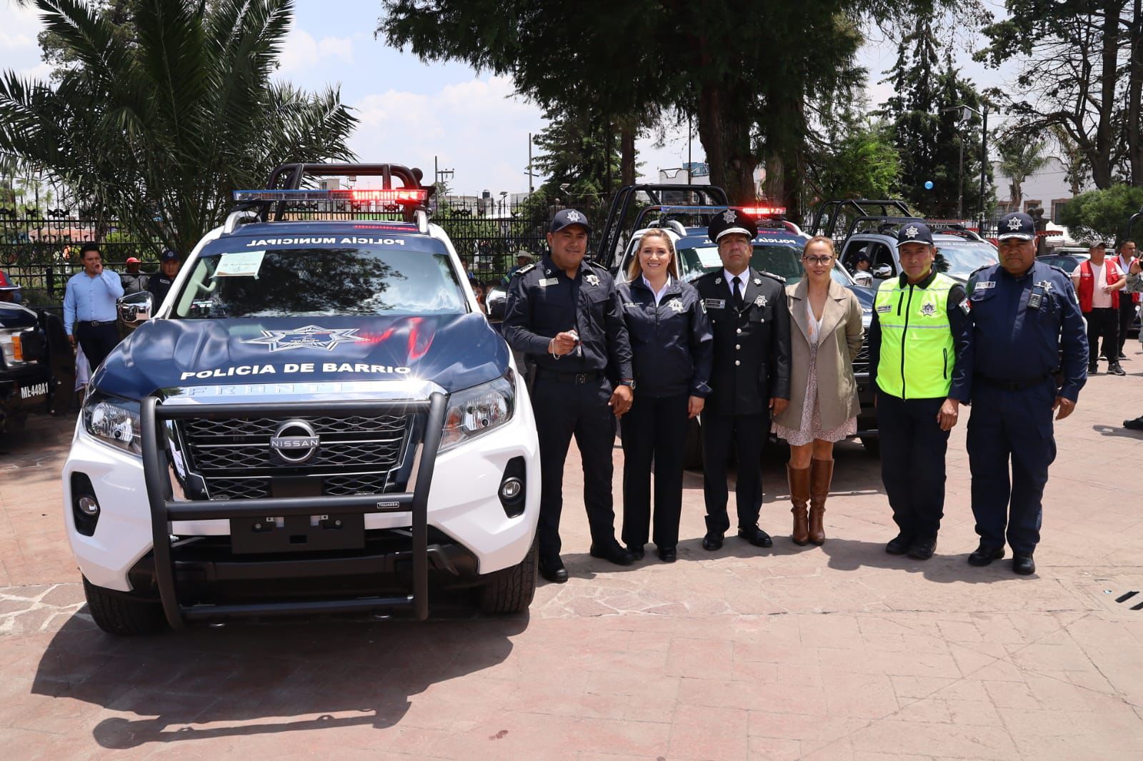 San Mateo Atenco entrega patrullas y equipamiento de seguridad