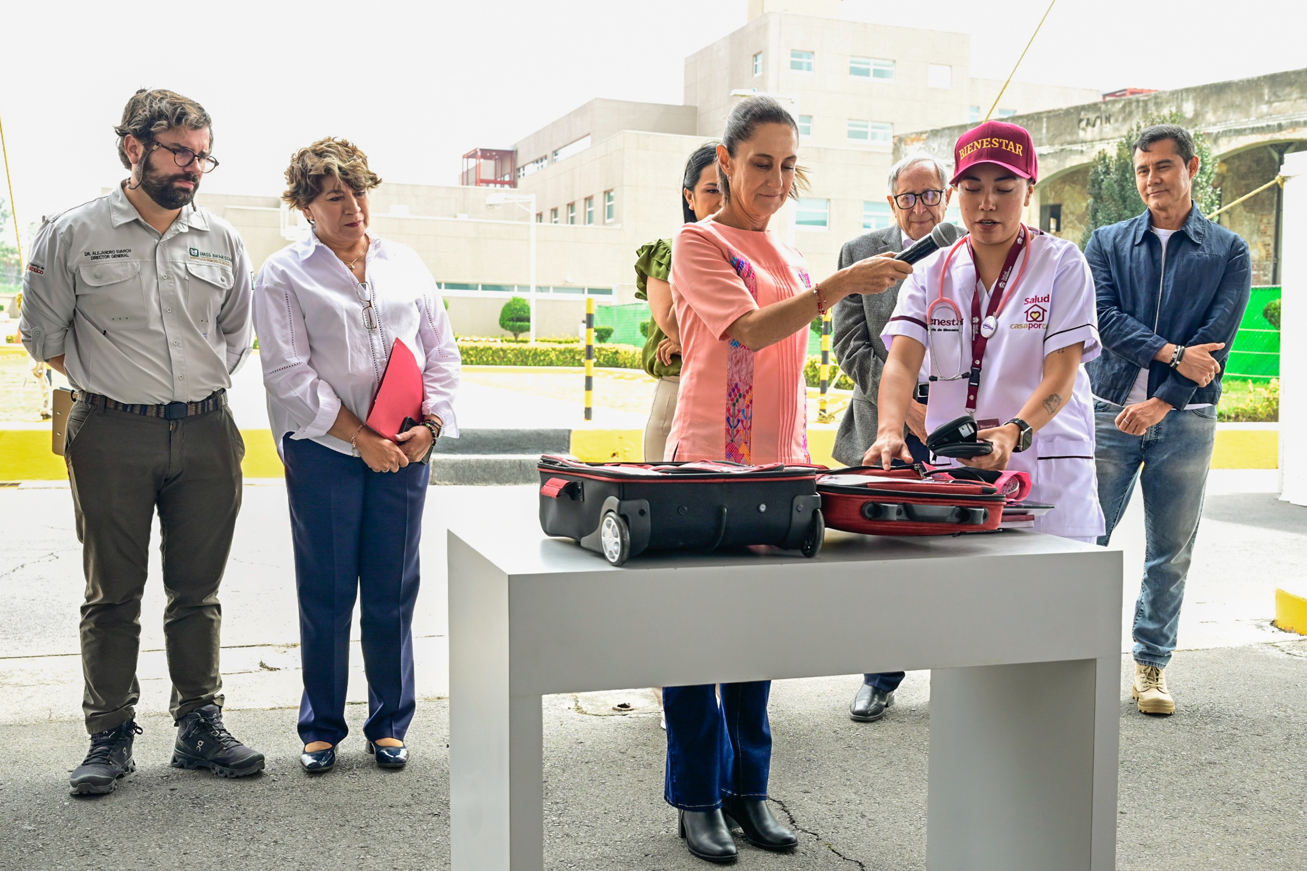Claudia Sheinbaum y Delfina Gómez anuncian Salud Casa por Casa