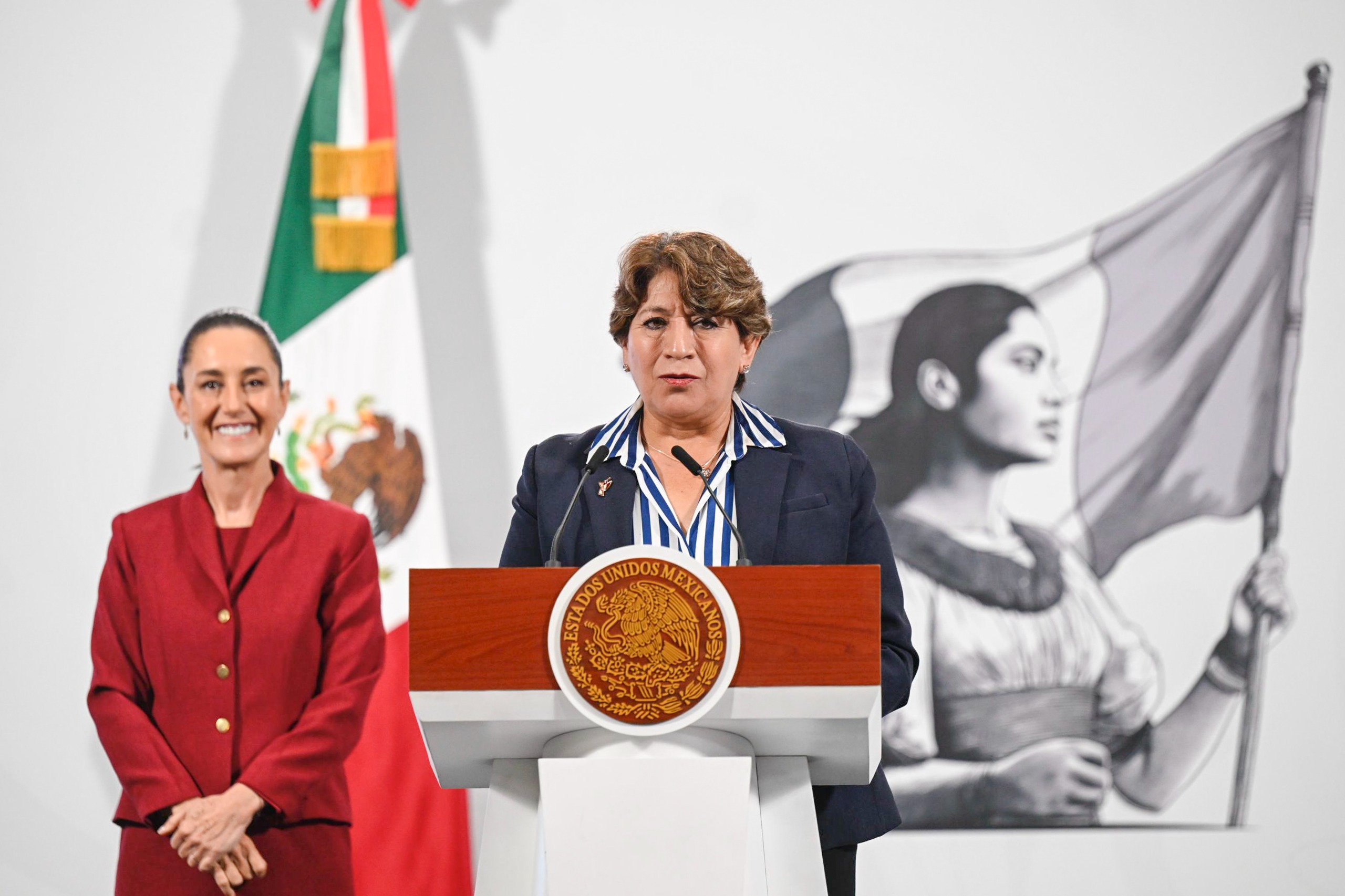 Delfina Gómez y Claudia Sheinbaum presentaron el Plan Integral para la Zona Oriente