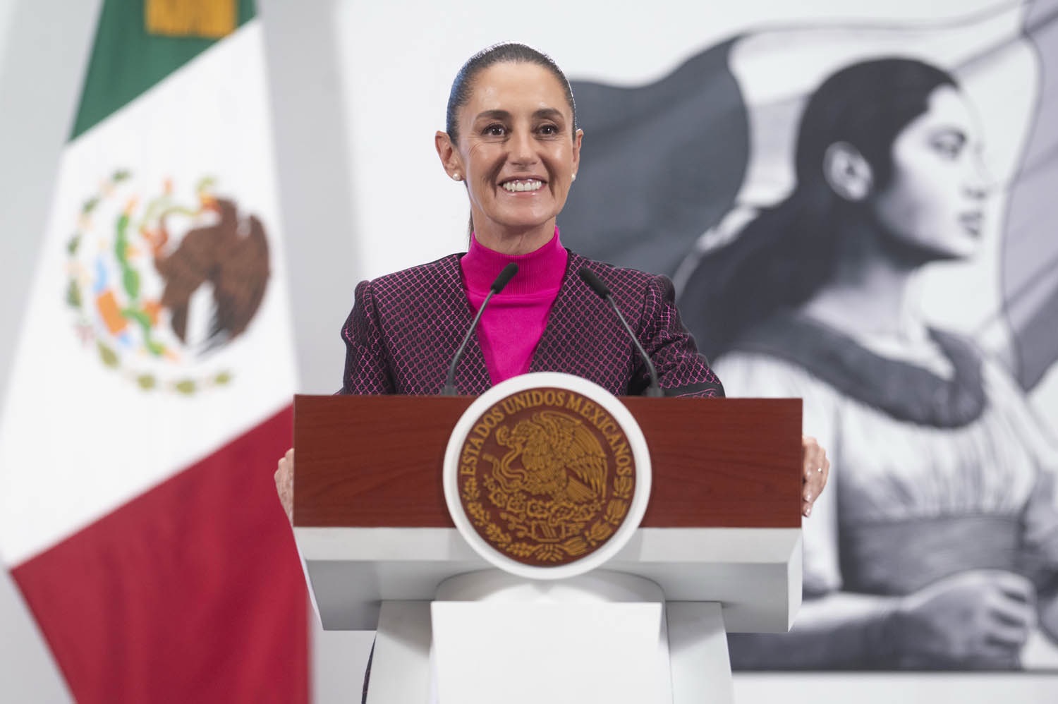 Claudia Sheinbaum en conferencia mañanera ¿Nuevo veto aéreo perjudicará al Estado de México?