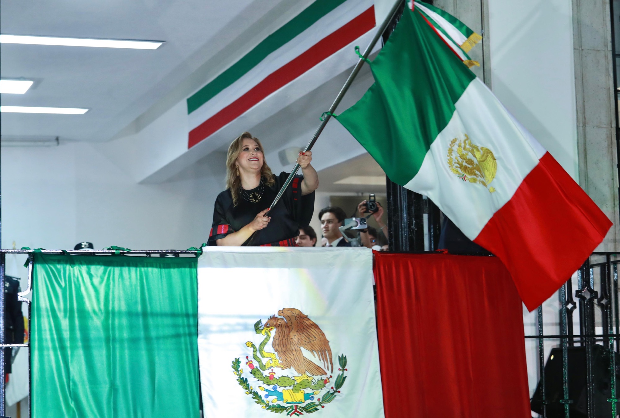 Ana Muñiz Neyra da El Grito en San Mateo Atenco