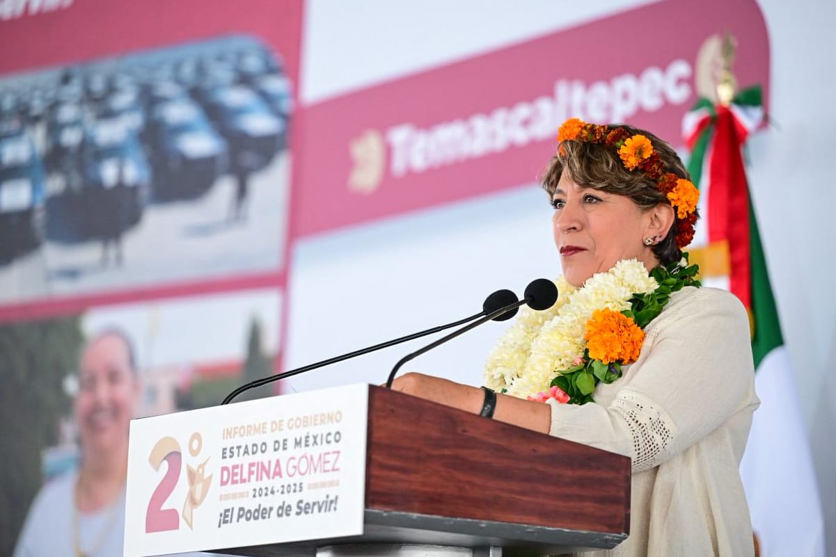 Delfina Gómez presenta avances en movilidad y bienestar en Temascaltepec