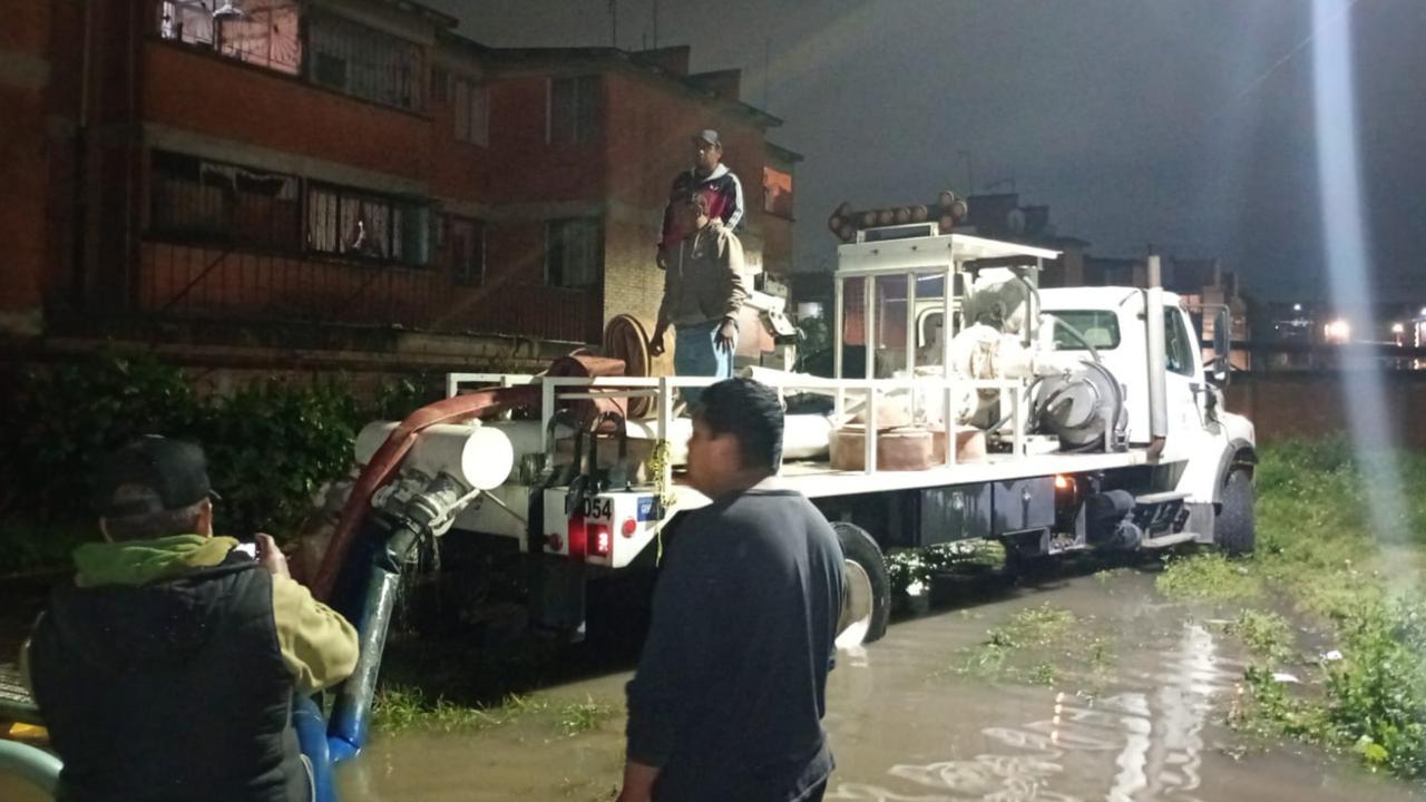 Lluvias en la entidad ponen a prueba al Grupo Tláloc