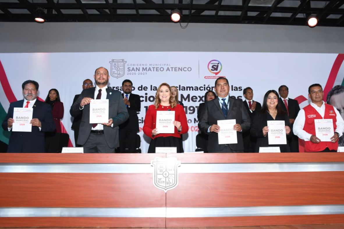 San Mateo Atenco promulga Bando Municipal 2026