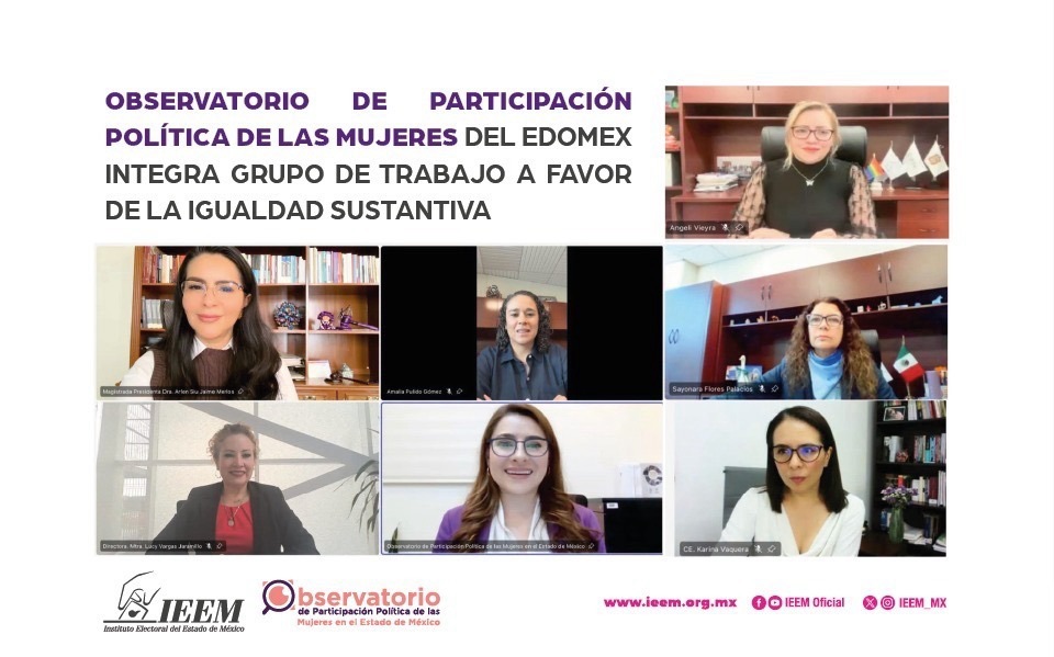 IEEM fortalece acciones por la participación política de las mujeres