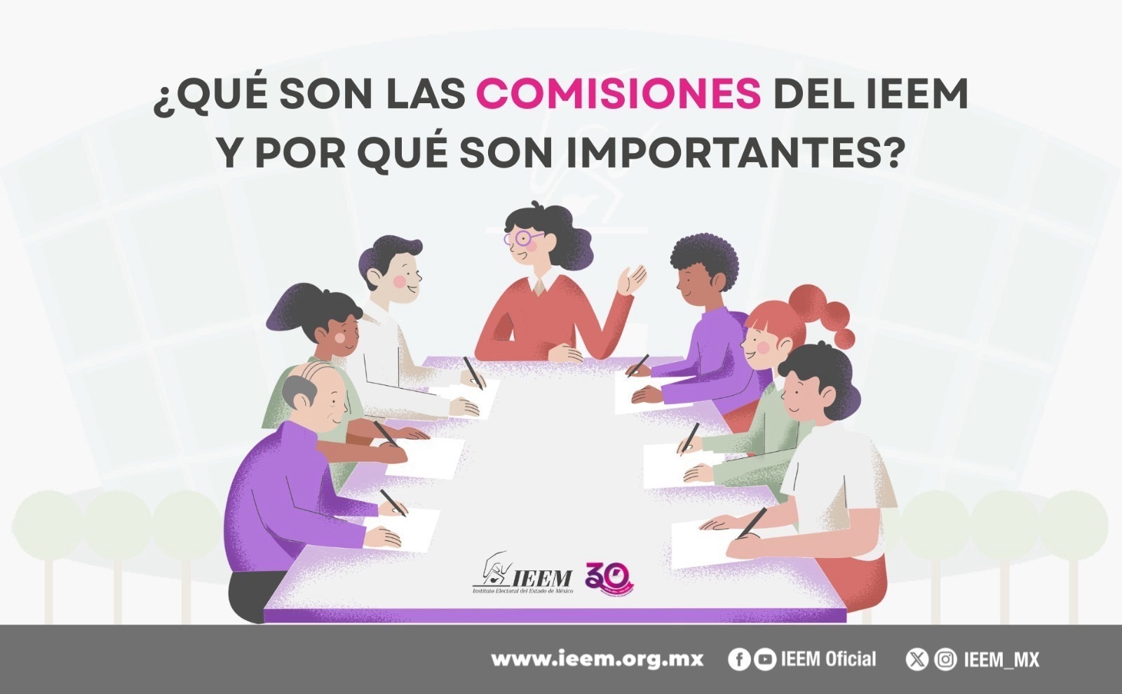 IEEM explica cómo funcionan sus comisiones electorales