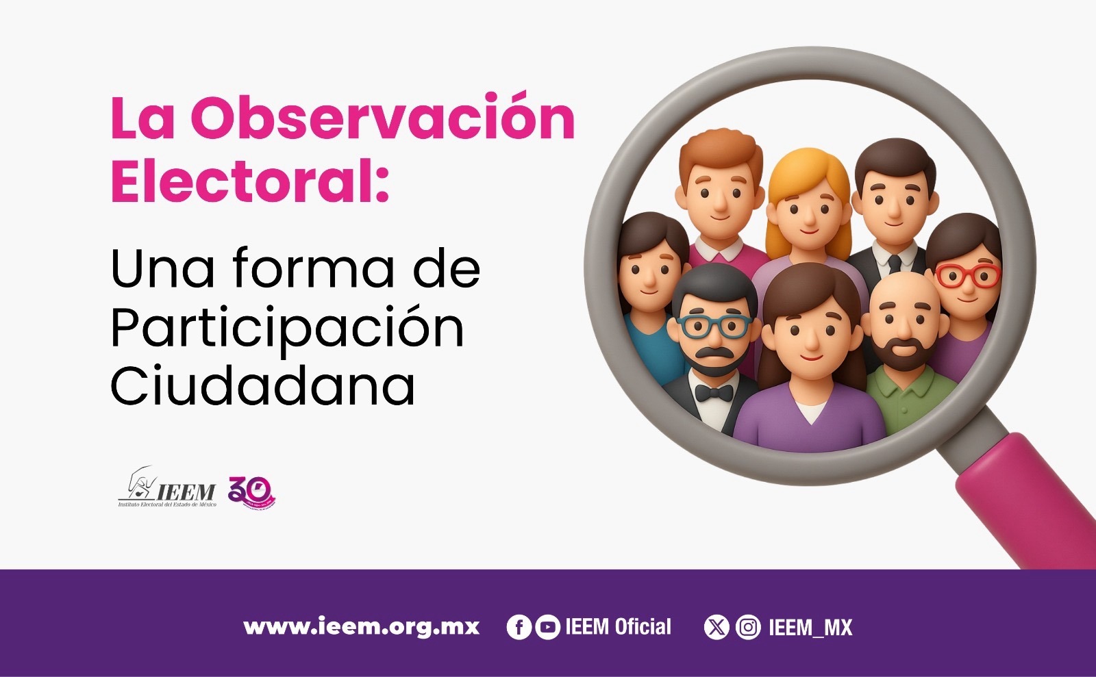 IEEM prepara observación ciudadana para elección de 2027