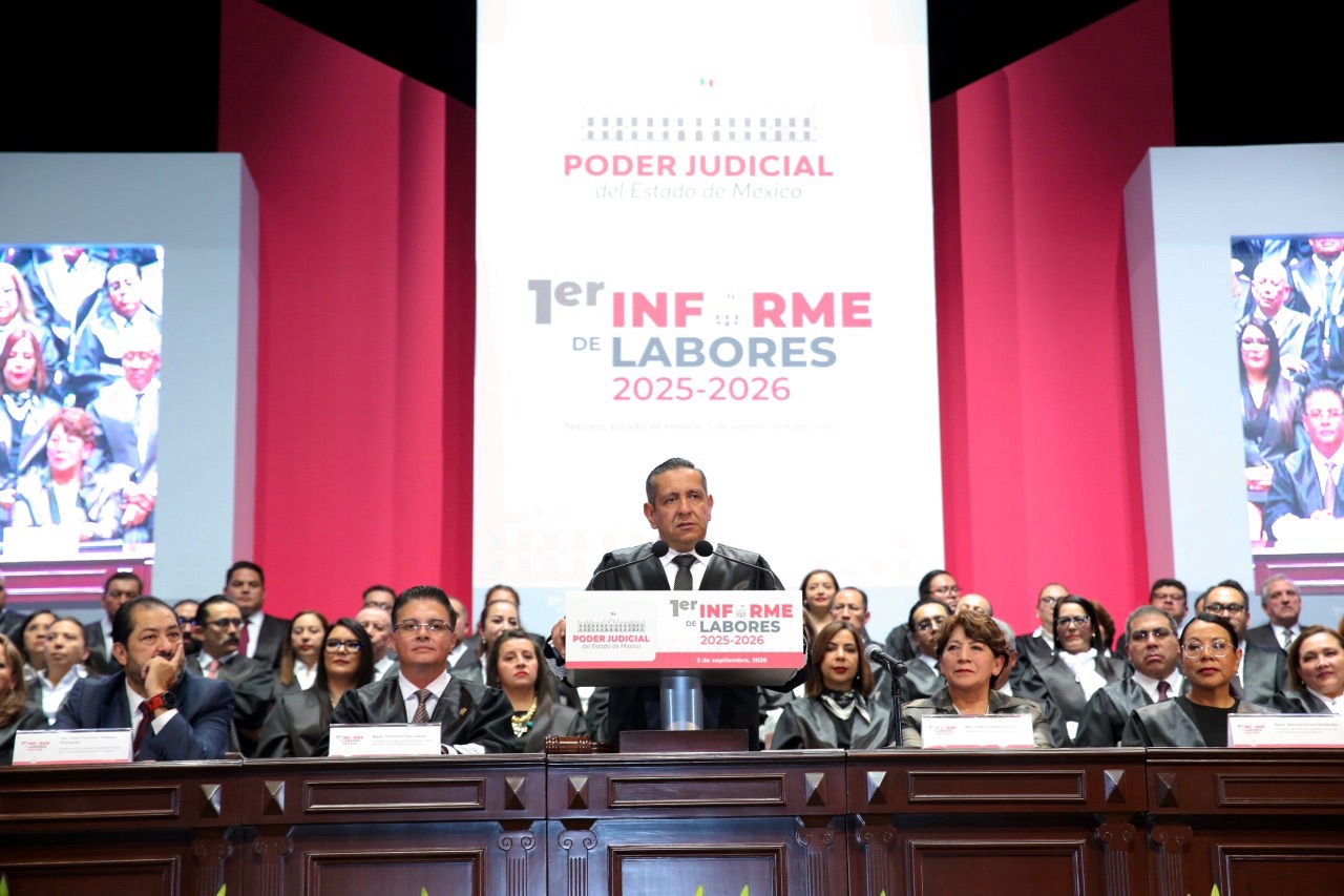Poder Judicial del Edomex presenta informe 2025-2026