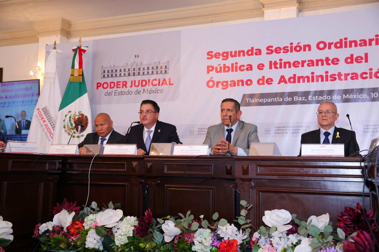 Poder Judicial del Edomex aprueba 12 acuerdos en Tlalnepantla